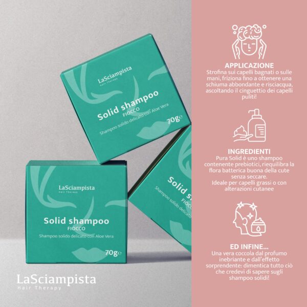 FIOCCO shampoo solido delicato