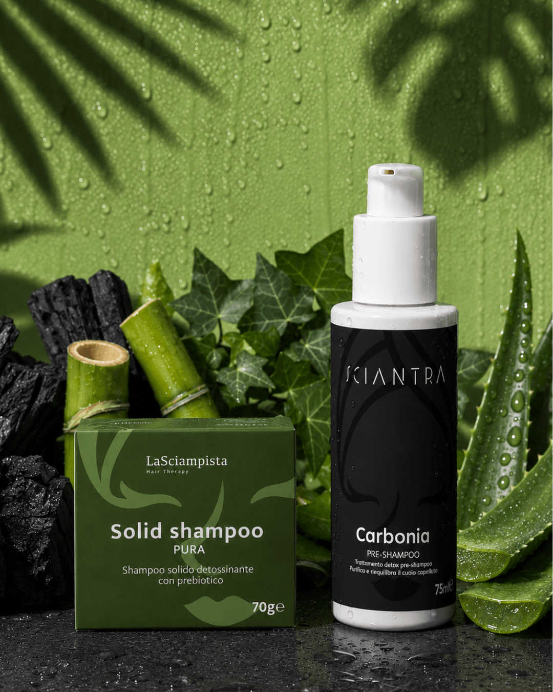 Protocollo Sciampistico Detossinante - Carbonia +  Pura Solid