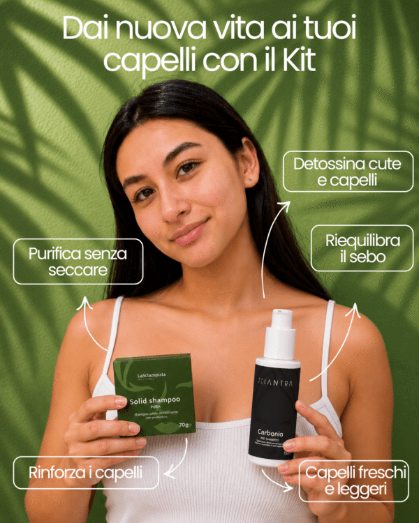 Protocollo Sciampistico Detossinante - Carbonia + Pura Solid