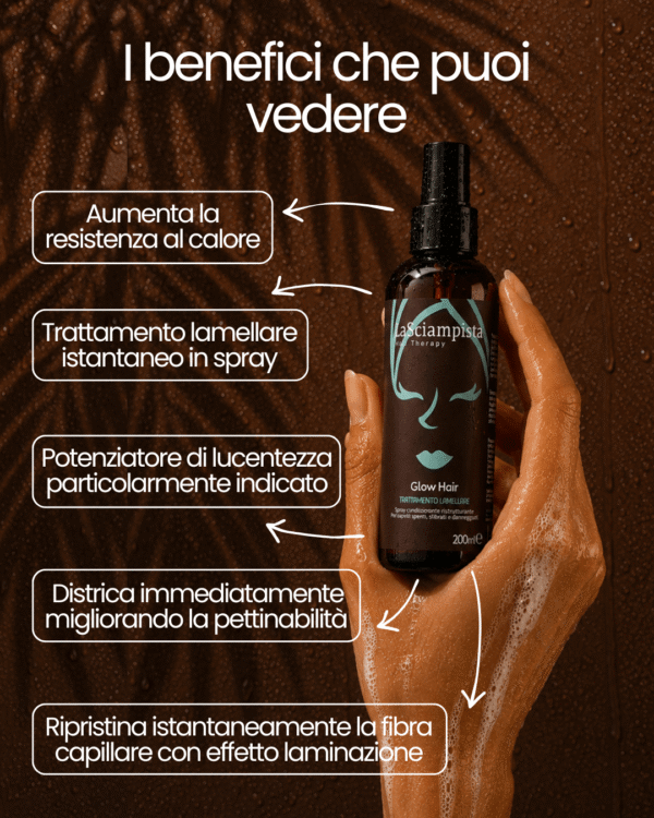 SPRAY GLOW HAIR Trattamento Lamellare in spray con risciacquo