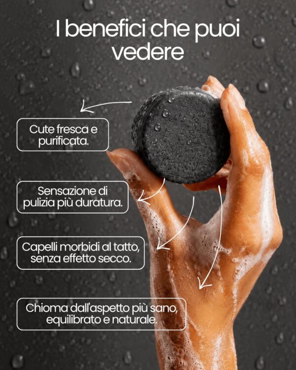 NERO SOLID shampoo solido purificante