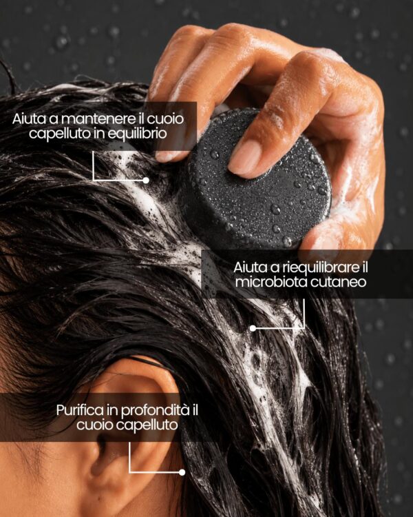 NERO SOLID shampoo solido purificante