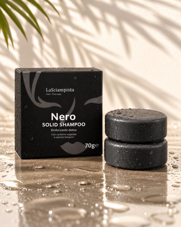 NERO SOLID shampoo solido purificante